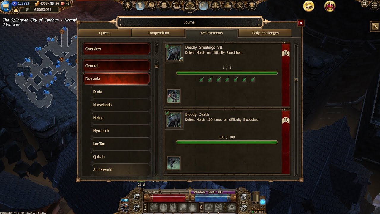 Drakensang Online - Finally pet mortis blood 100/100 ! Stats and items