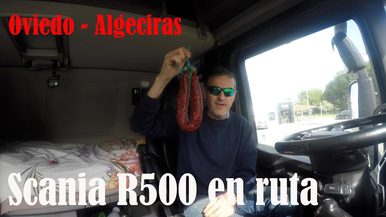 Oviedo Algeciras en mi Scania R500 Subiendo el Puerto del Huerna y recorriendo la Ruta de la Plata