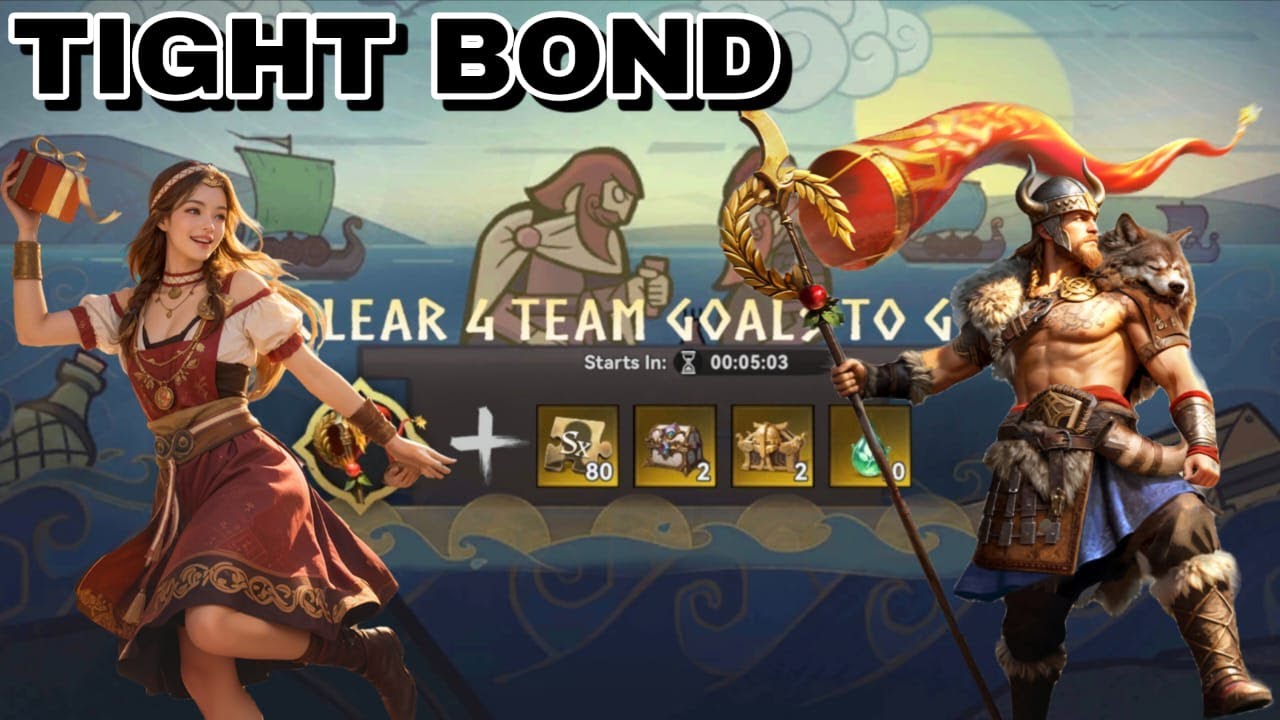 Tight Bond Event 🚩 Using farms for completing Boats 😎 #vikingrise