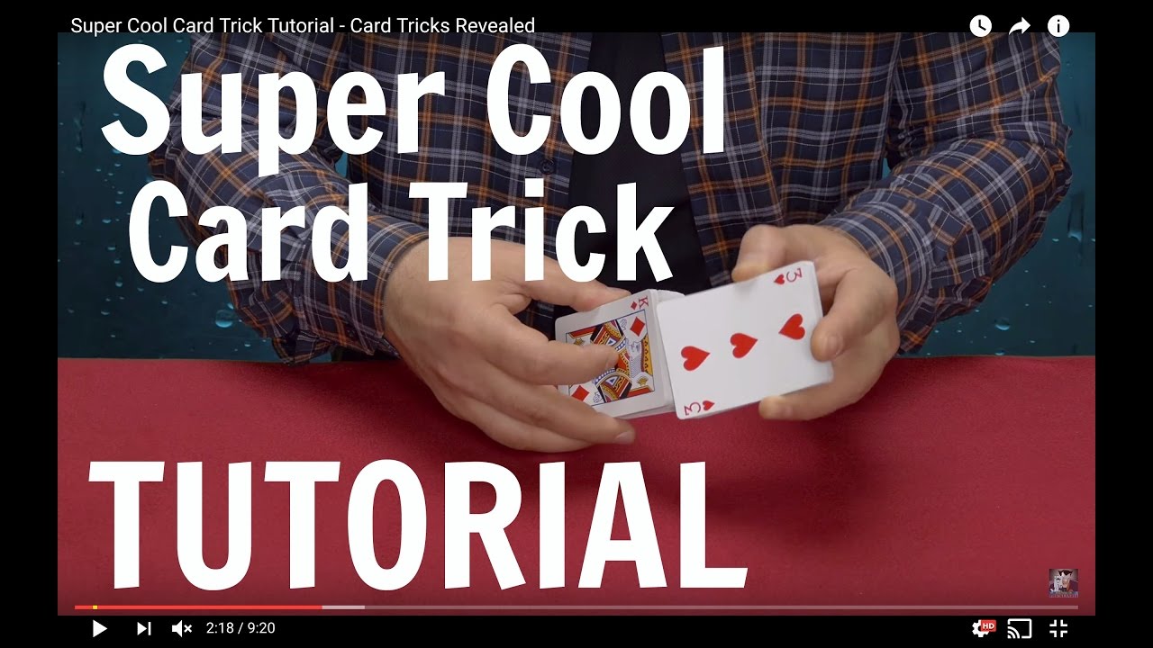 Super Cool Card Trick Tutorial - Card Tricks Revealed