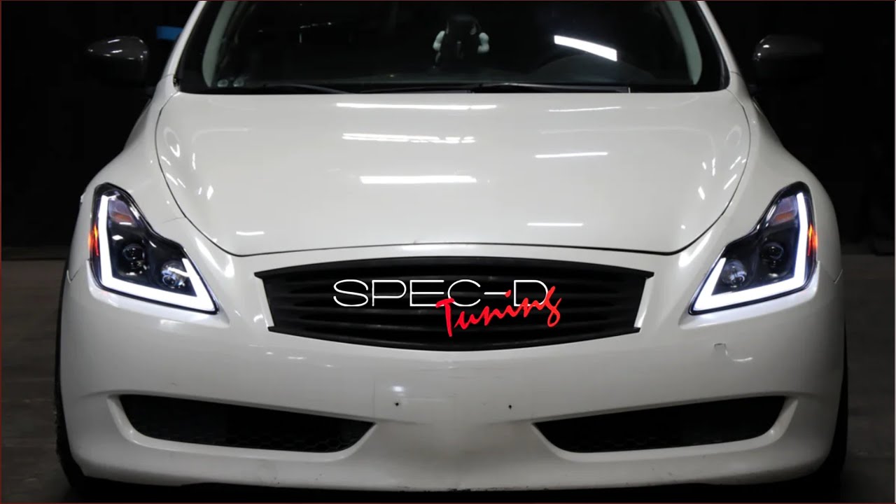 G37 Spec D headlights Install