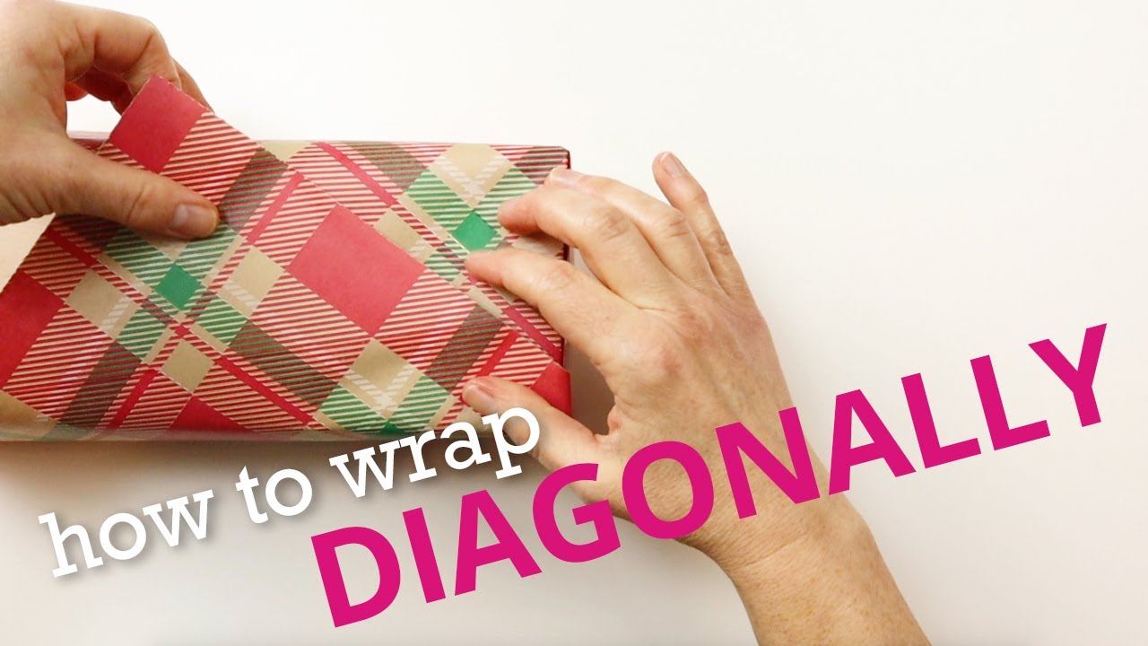 Diagonal Gift Wrap How-to | Nashville Wraps