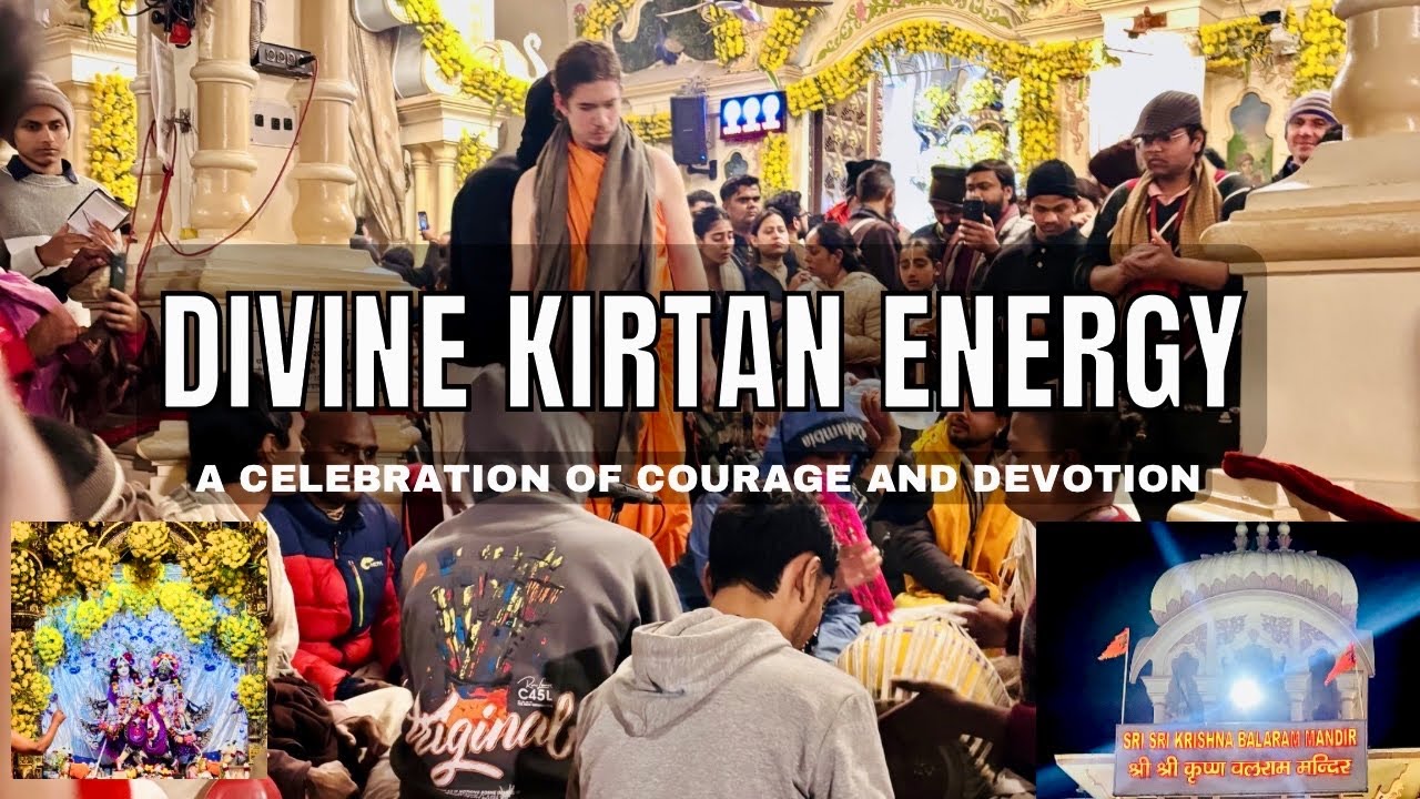 ISKCON Vrindavan Darshan 🙏 | Powerful Krishna Kirtan & Prasad Experience