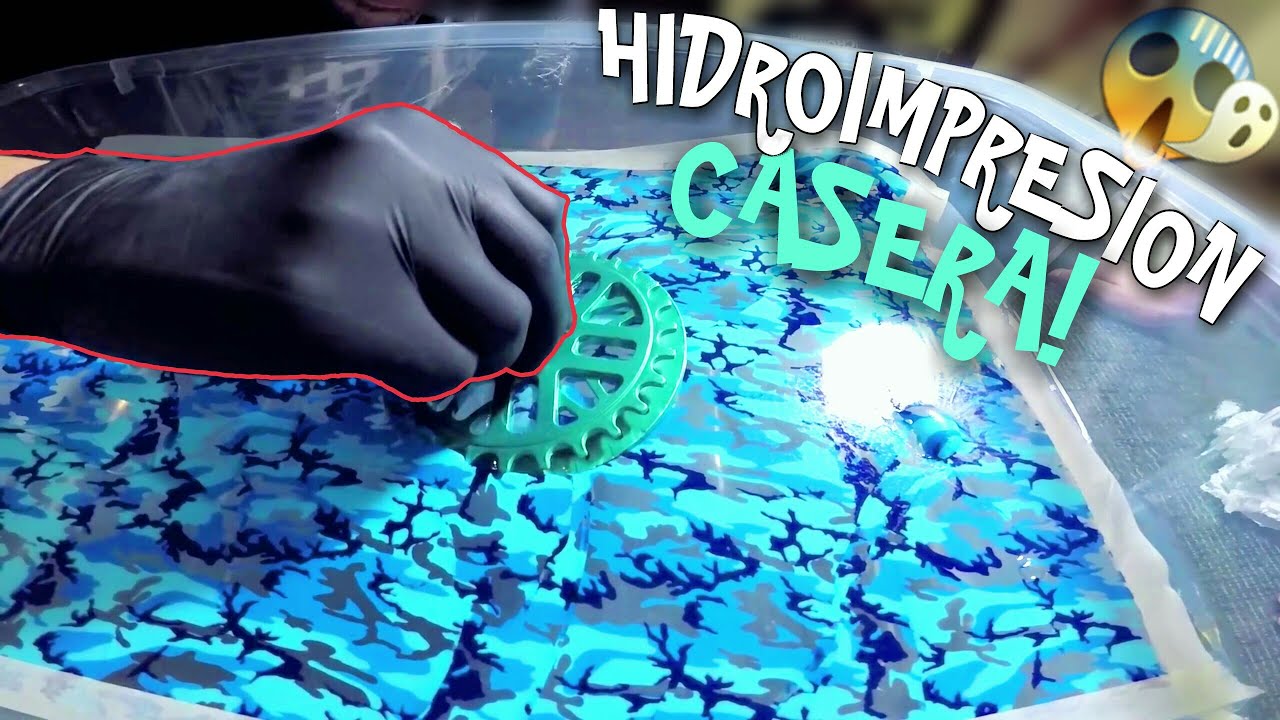 HIDROIMPRESION EN LAS PIEZAS DE MI BMX !! [Es Impresionante y Facil] 😍♥ (Proyect BMX) 3°