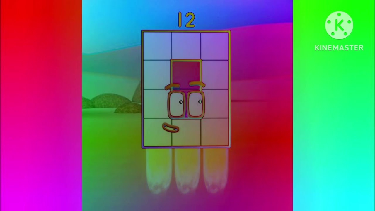 Numberblocks 12 effects remake speedrun be like kinemaster 