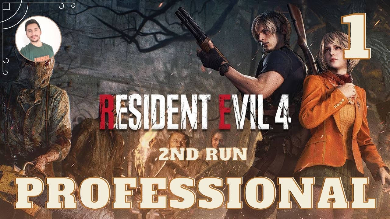 🔴LIVE - Resident Evil 4 - PROFESSIONAL 2nd Run - P1