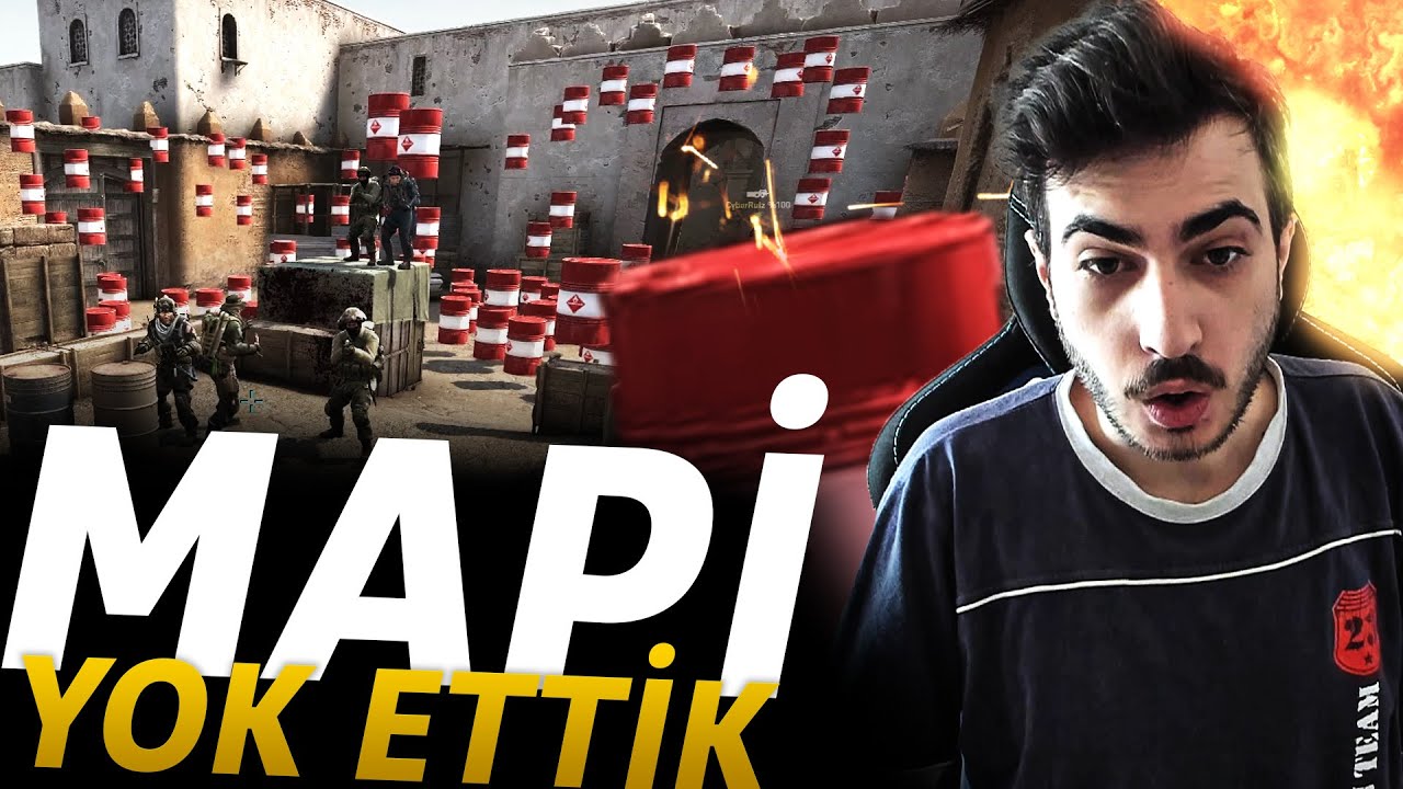 TÜM DUST2'Yİ VARİLLERLE PATLATTIK OYUN ÇÖKTÜÜ!! @CyberRulzTv