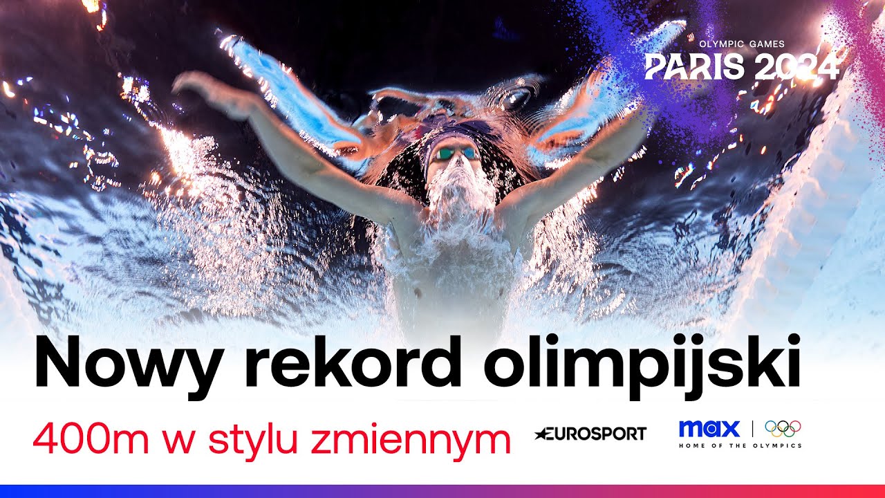 Leon Marchand zdeklasował rywali i wygrał ZŁOTO na 400 m w stylu zmiennym