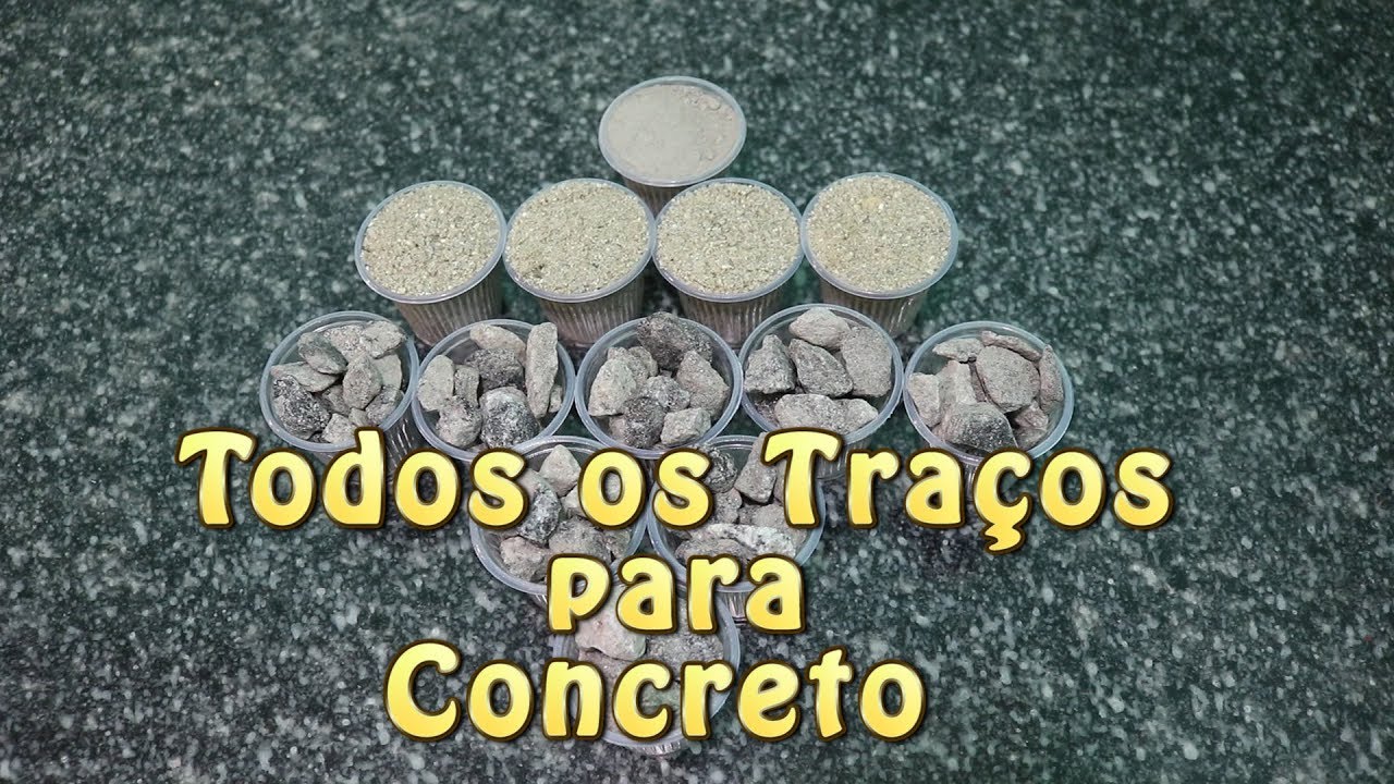 Todos os tra&ccedil;os Para Concreto - all traces for concrete