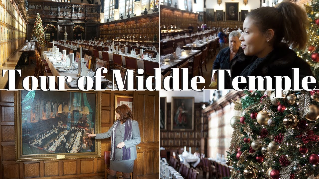 Tour of Middle Temple! (It was like the Harry Potter Great Hall!) | EBONI + IVORY VLOGS