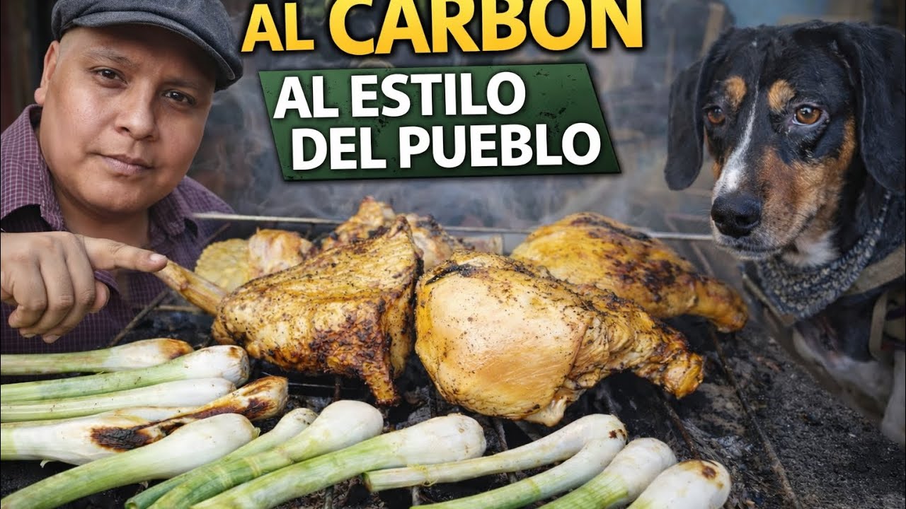 Así lo hago yo pollo al carbón 👌