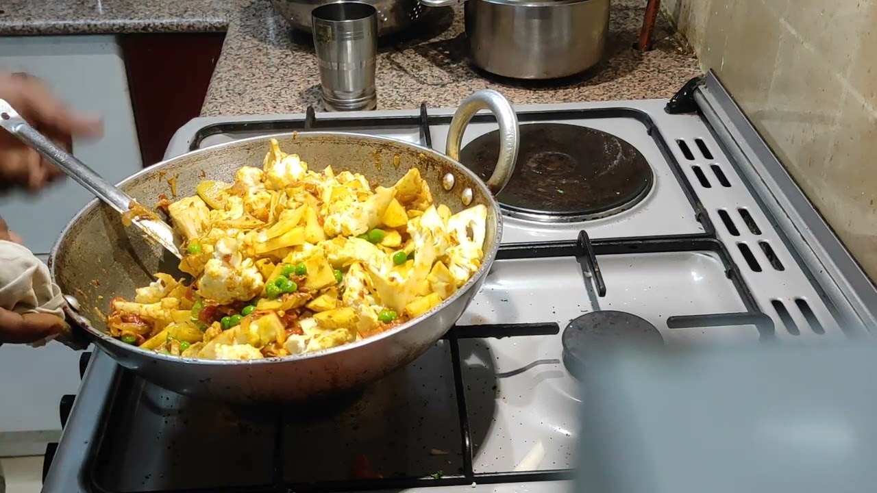 मसालेदार फूल गोभी की सब्जी