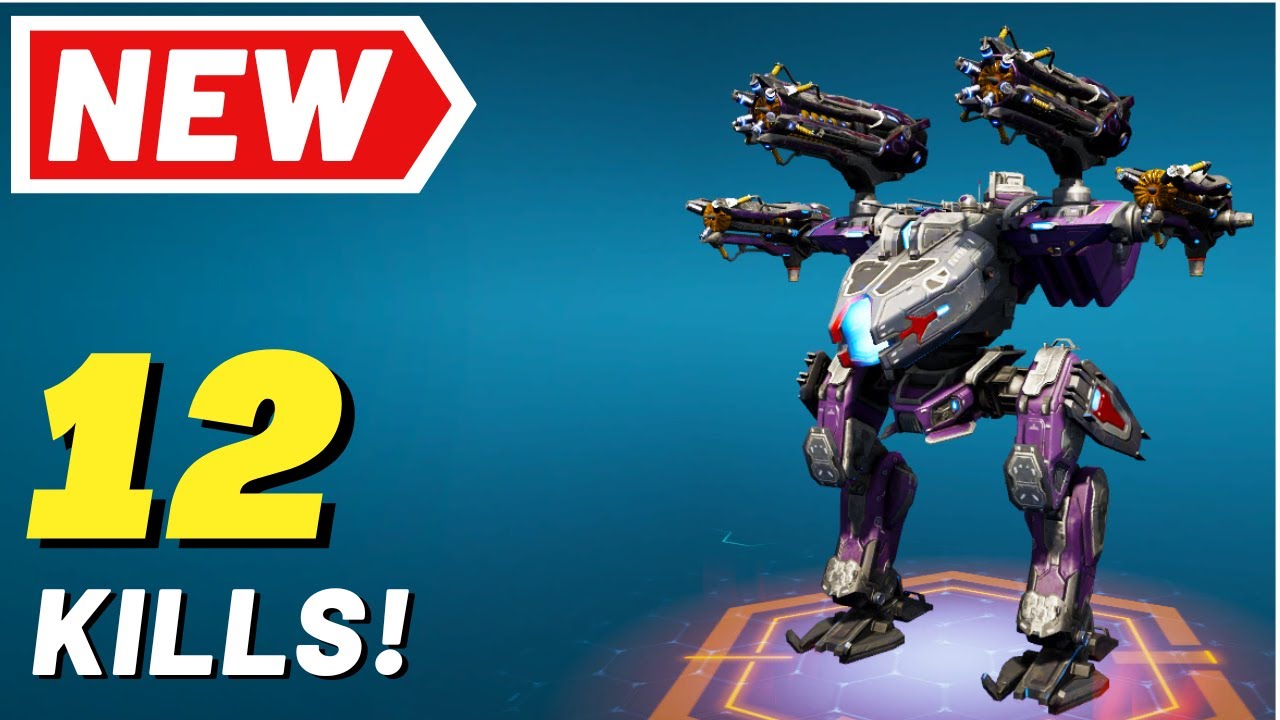 Newton Titan with Fulgur and Tonans - War Robots Gameplay (No Commentary)