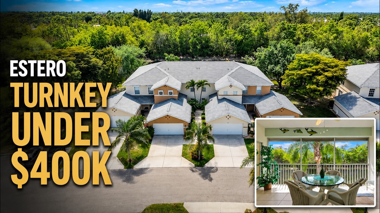 Estero Turnkey Home Under $400K | Bundled Golf and Lake Views