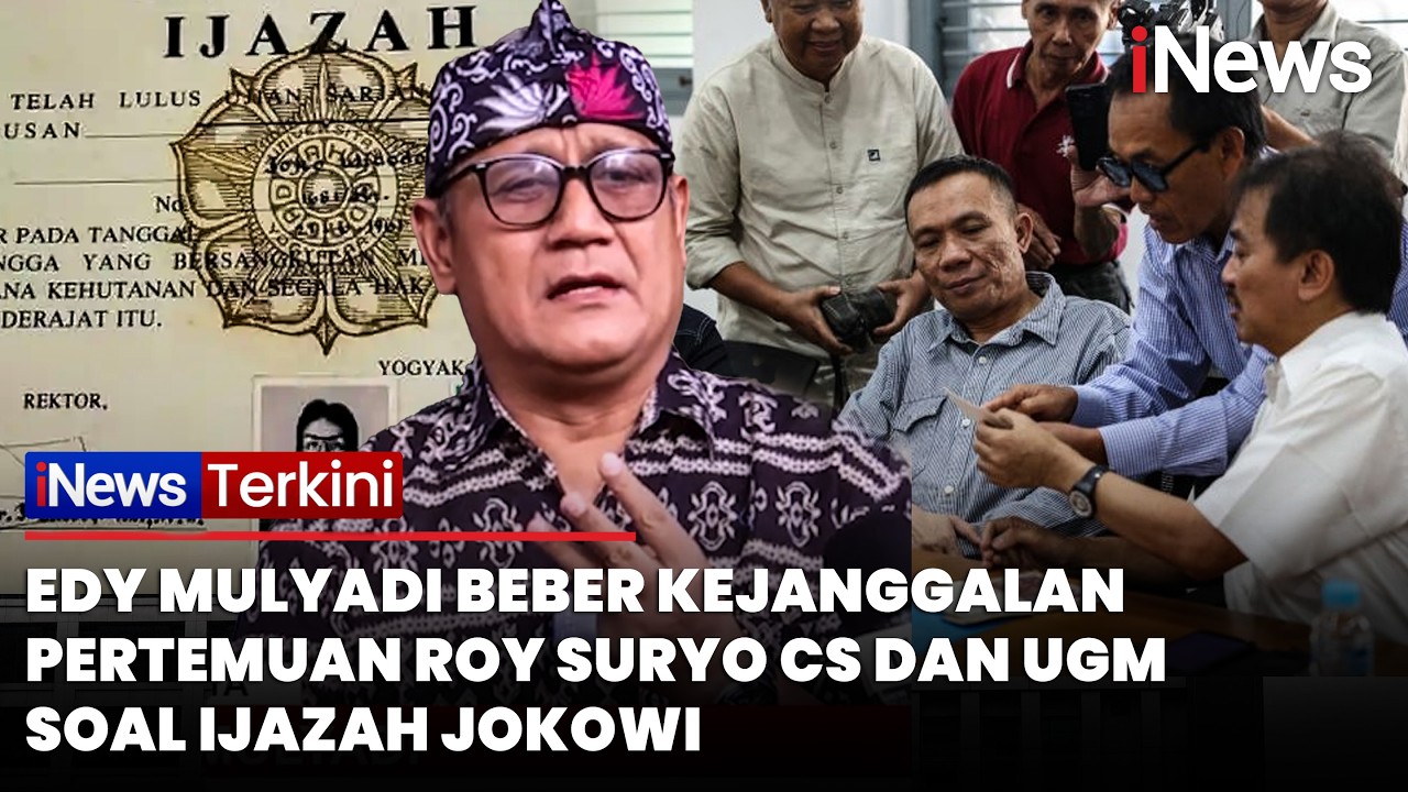 Buka Borok! Edy Mulyadi Ungkap Kejanggalan Pertemuan Roy Suryo Cs & UGM soal Ijazah Jokowi