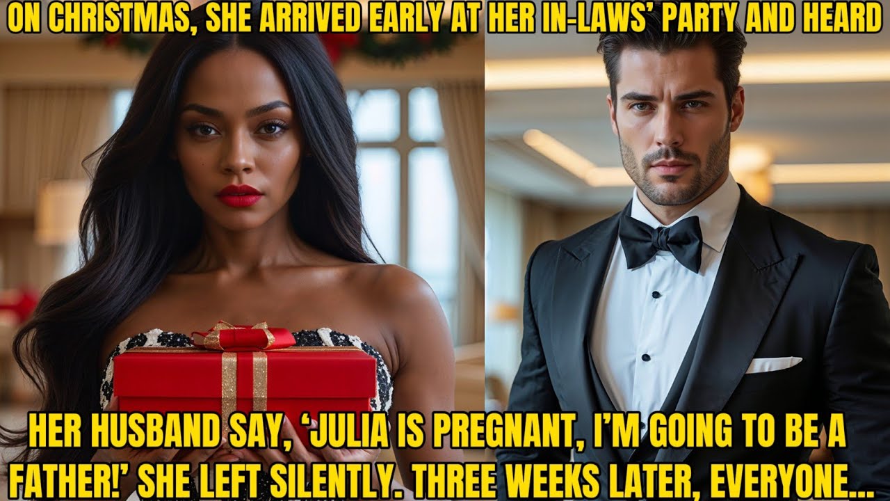 “On Christmas, She Arrived Early—And Heard Her Billionaire Husband Say, ‘Julia Is Pregnant.’