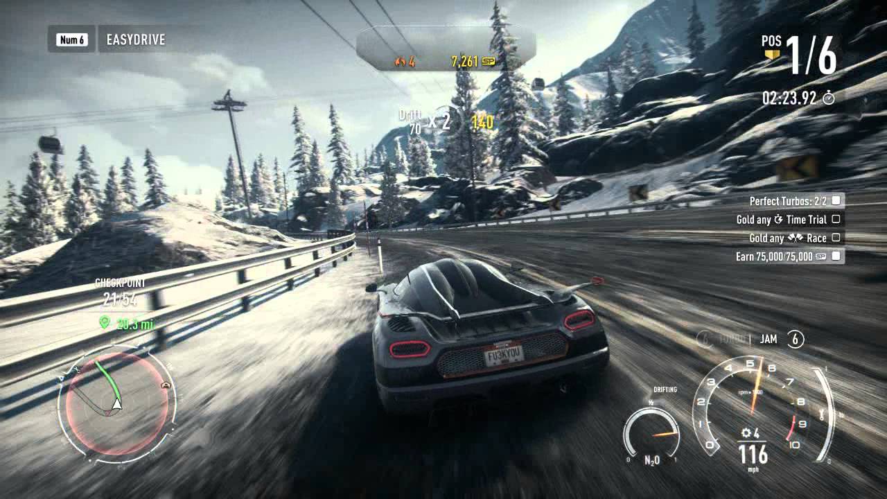 Need For Speed: Rivals PC - Grand Tour 8:14.85 - Fully Upgraded Koenigsegg Agera One:1