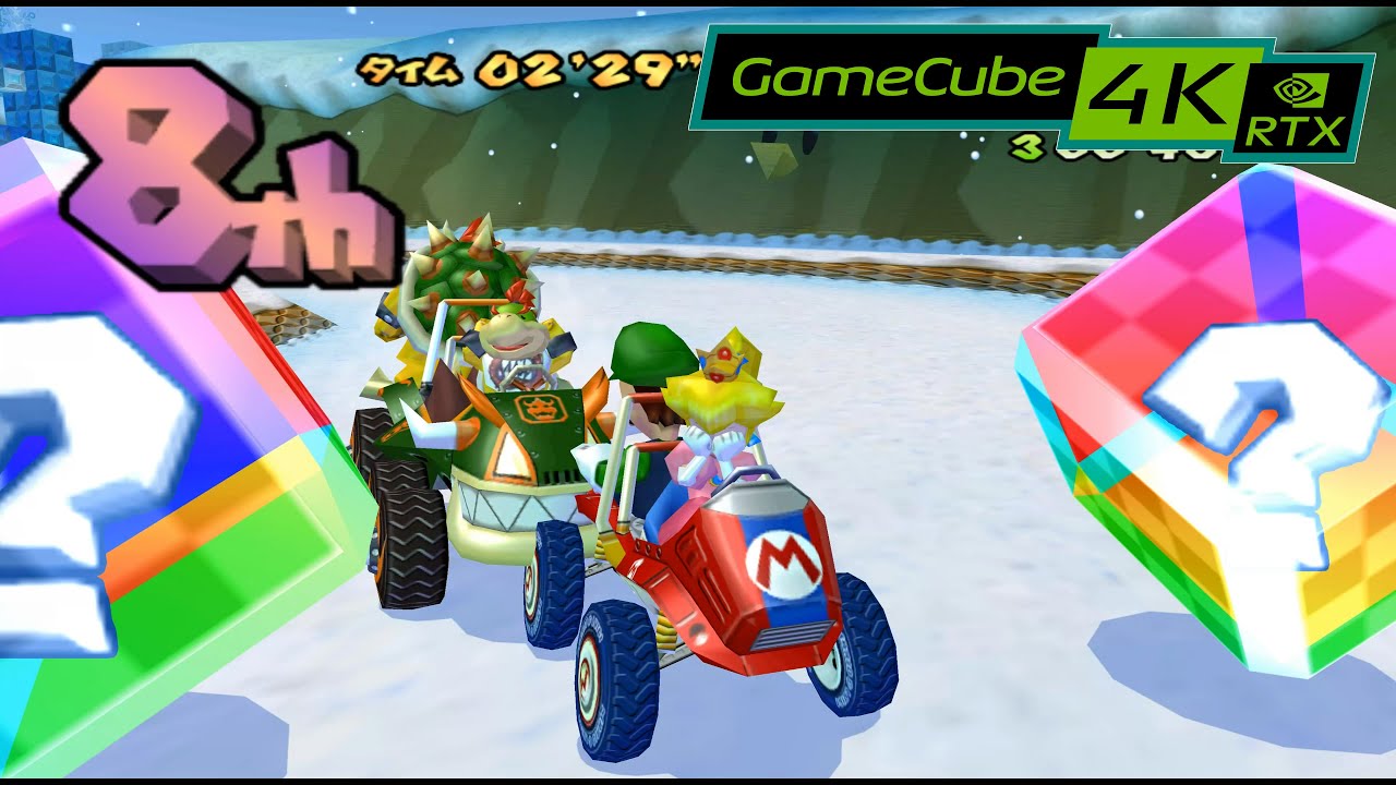 Mario Kart: Double Dash / 4K Gamecube emulator Dolphin / RTX 2080ti