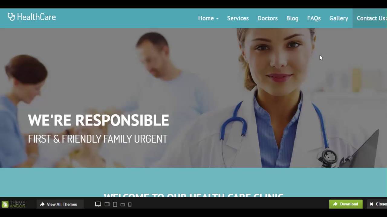 Healthcare   Medical Hospital Responsive Templates with HTML5 and Bootstrap 3