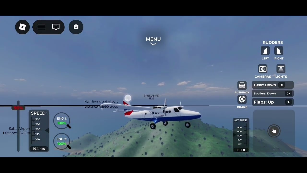 Twin Otter riding (SBA-PJA) 