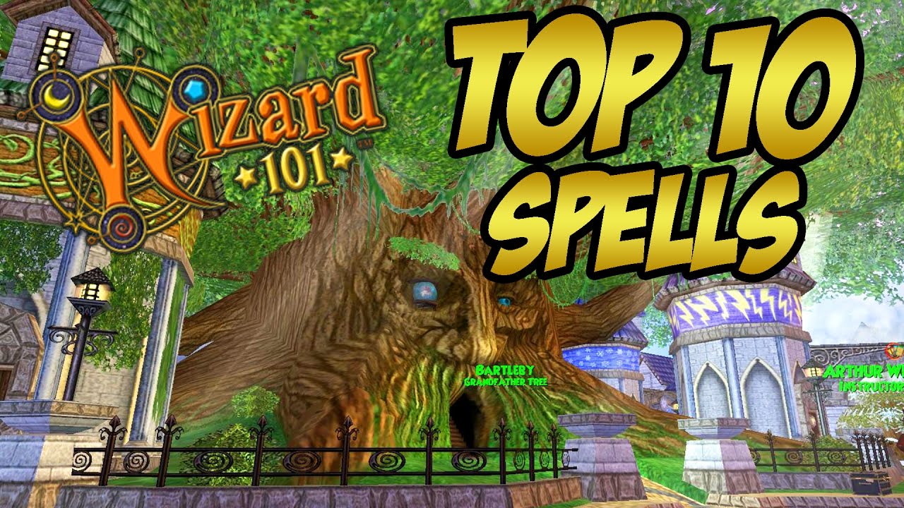 Wizard101: My Top 10 Favorite Looking Spells!