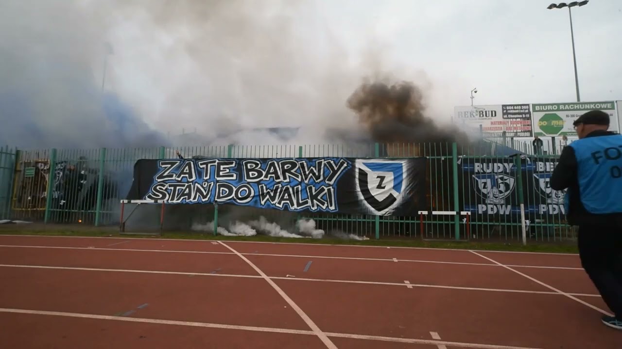Doping + oprawa kibiców Zawiszy w Grudziądzu !