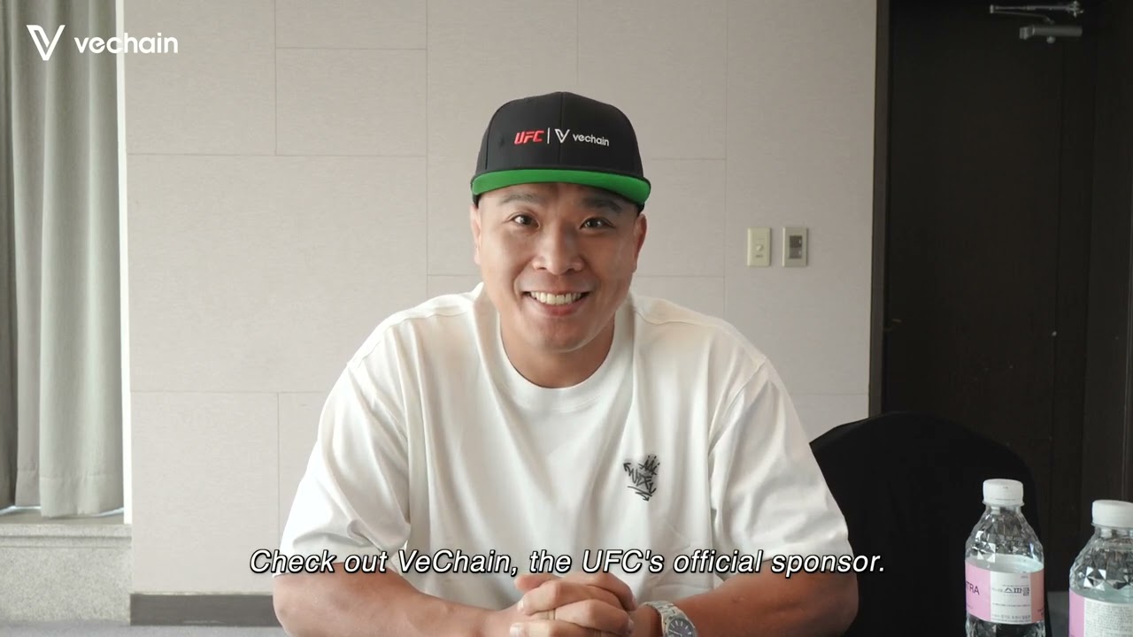 VeChain at Korea Blockchain Week with UFC Fighter The Iron Turtle #kbw #blockchain