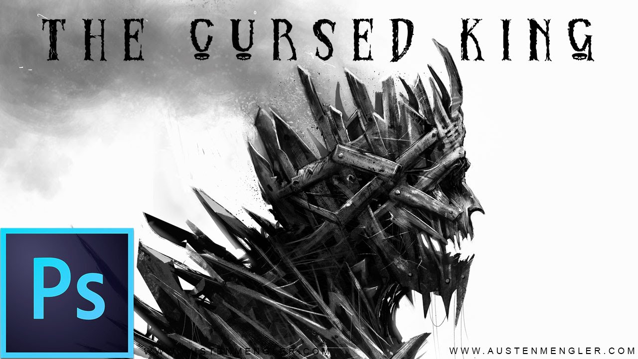 The Cursed King | Photoshop Process