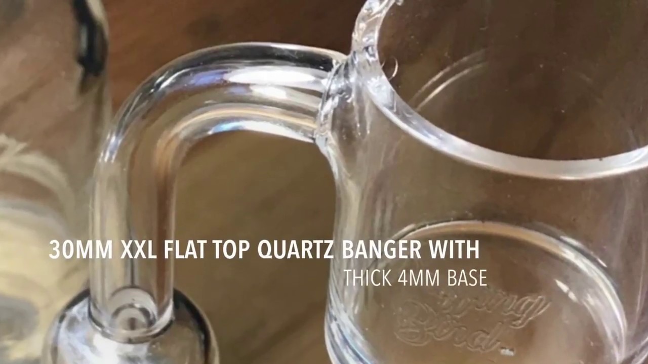 Puffing Bird&trade; 30mm XXL Flat Top Quartz Banger With Thick 4mm Base Intro/Review