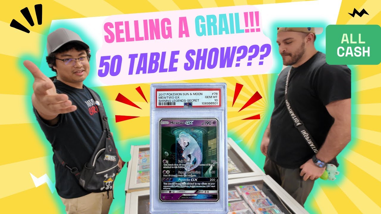 SELLING A GRAIL AT A 50 TABLE SHOW??!!! | POKEMON VENDOR POV | #pokemon #pokémon #pokemoncards #tcg