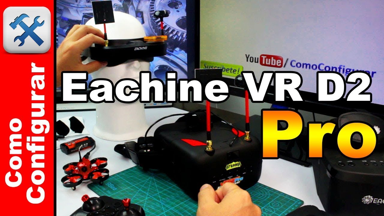 Eachine VR D2 Pro Review Español - Mejores Gafas FPV Baratas para 2018