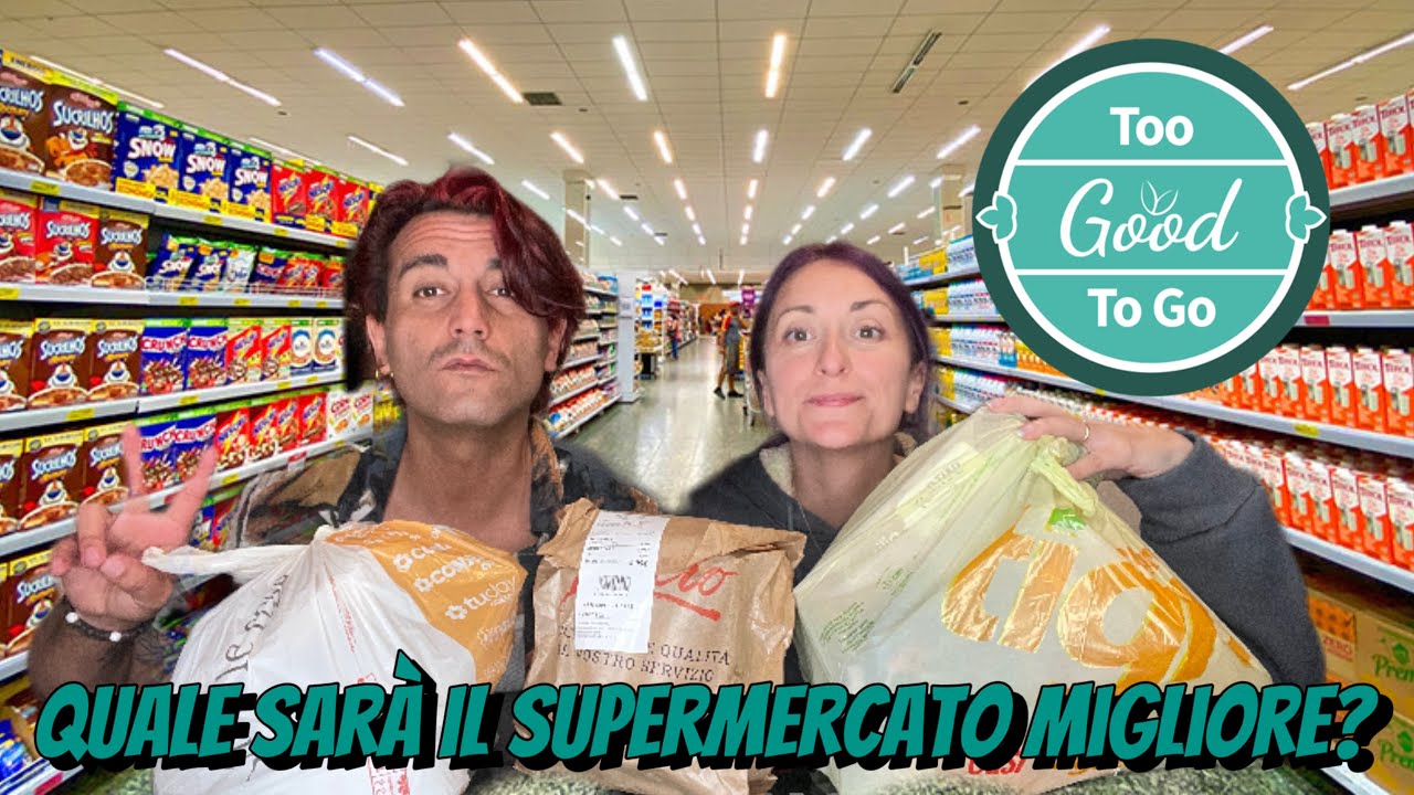 TOO GOOD TO GO La sfida dei SUPERMERCATI Conad Tigre Carrefour