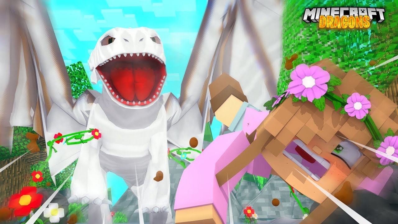 FINDING THE RARE ALPHA NIGHT FURY ! | Minecraft w/ Little Kelly