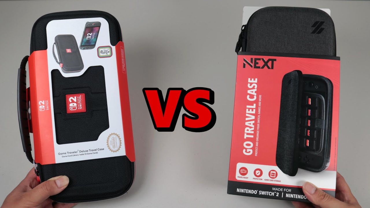 Which Switch 2 case is best? RDS Deluxe Case vs NEXT Go Travel Case