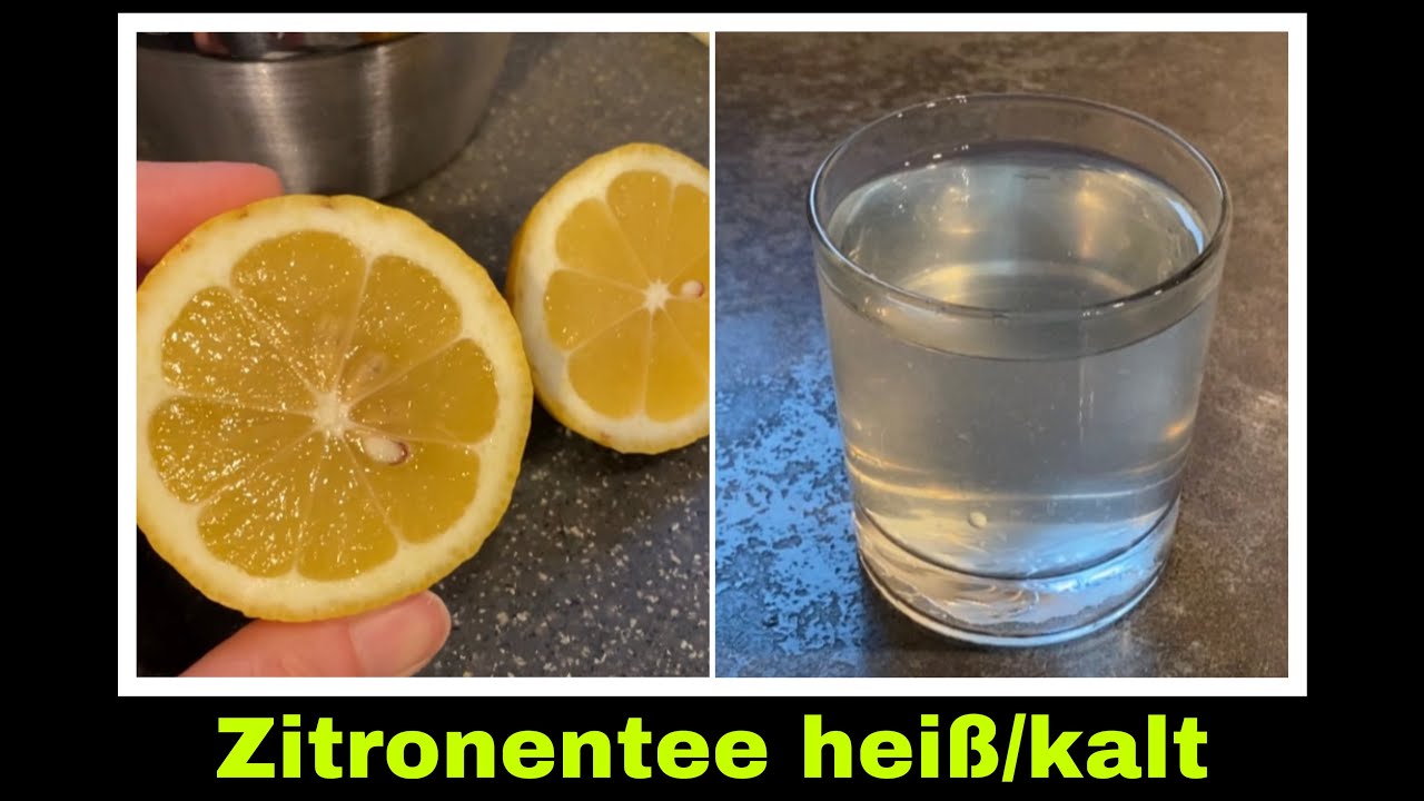 Zitronentee aus Trester | Eistee Zitrone selber machen | Selbstversorgung: Zitronen