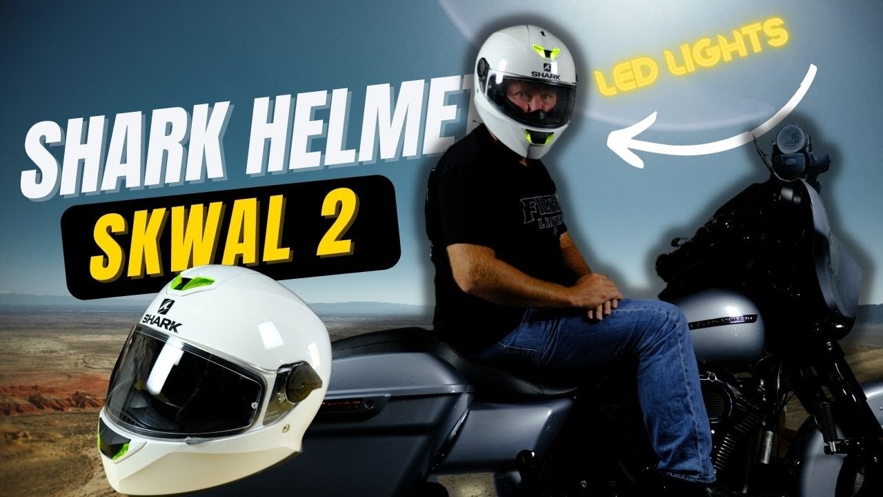 NEW HELMET WITH LED TECHNOLOGY- Shark Skwal 2 - Shark Helmets