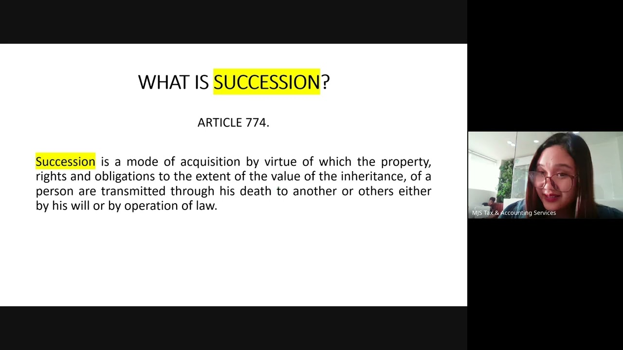 Law on Succession (Basics) | English + Bisaya Discussion
