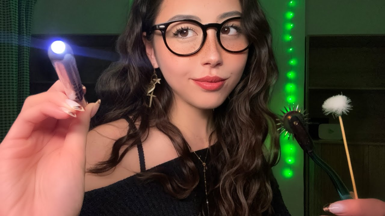 ASMR Inaudible Cranial Nerve Exam (Detailed, Sleepy Personal Attention)