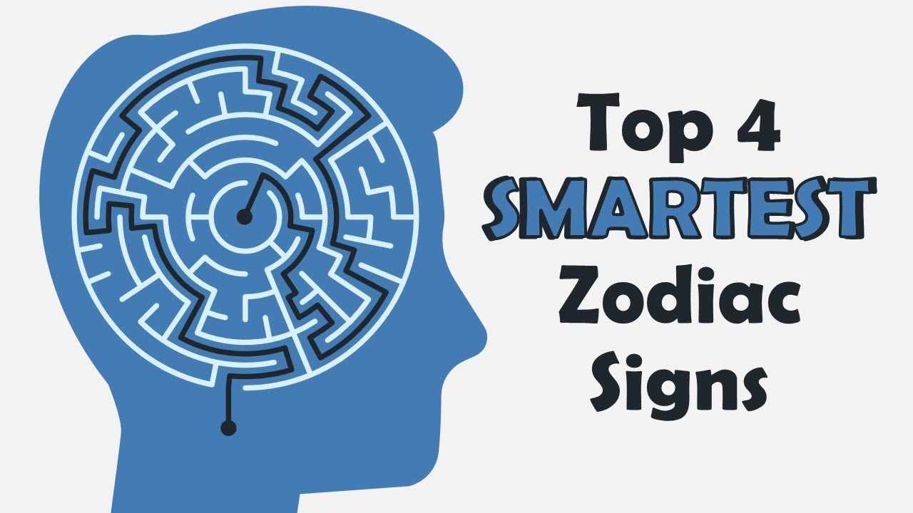 Top 4 SMARTEST Zodiac Signs | Zodiac Talks