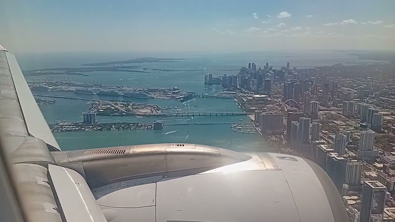 2do intento de aterrizaje en Miami desde Palm Beach, feb 2026