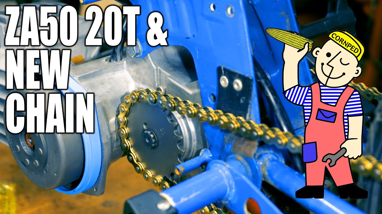 Puch ZA50 New Chain and Sprocket