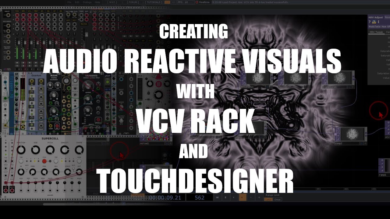 Using VCV Rack with TouchDesigner