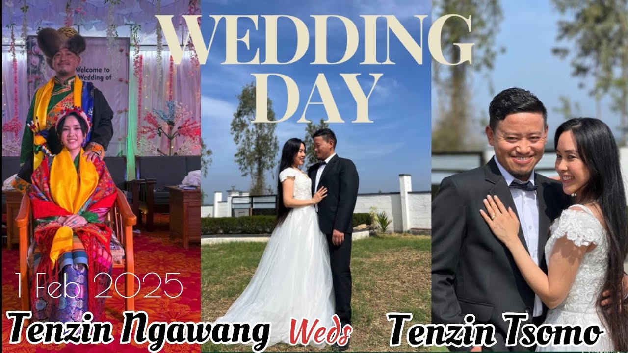 Tibetan wedding Ngawang and Tsomo Bylakuppe.1st feb 2025|| #tibetanvlogger #tibmhelha #wedding