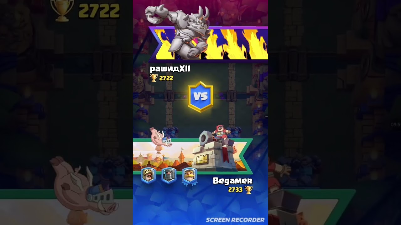 Pt3.Tentando subir de arena no Clash Royale.