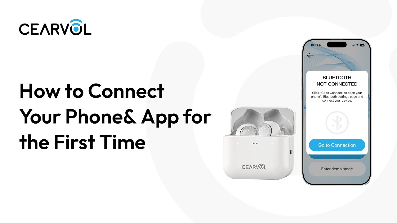 Diamond X1┃How to Connect Your Phone, Hearing Aids, and App for the First Time?