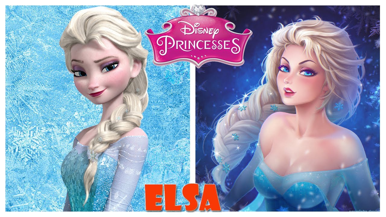Disney Princess Characters as Anime