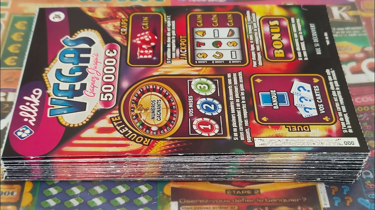 Grattage d'un carnet de Vegas !! irons-nous à Las Vegas ? ☘️😱🙂🎉🥰