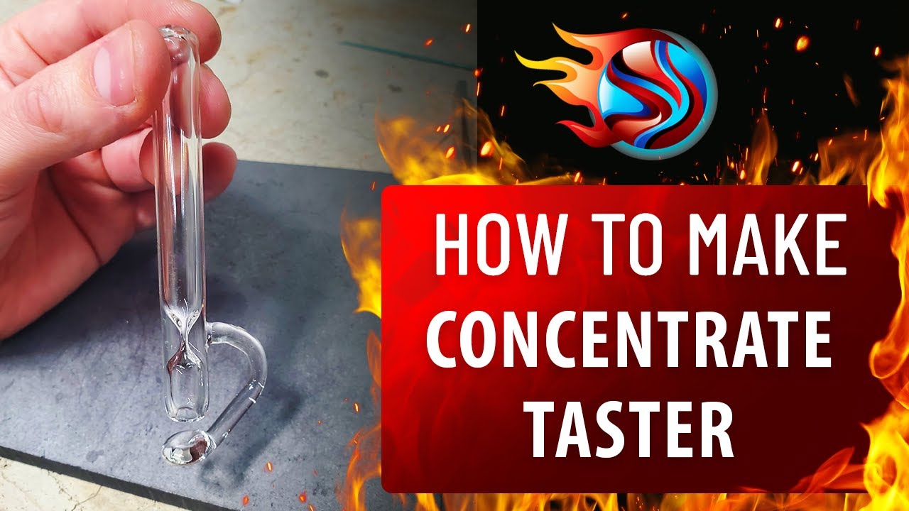 Glassblowing | Concentrate Taster Pipe | Lampworking | Fusing Shop