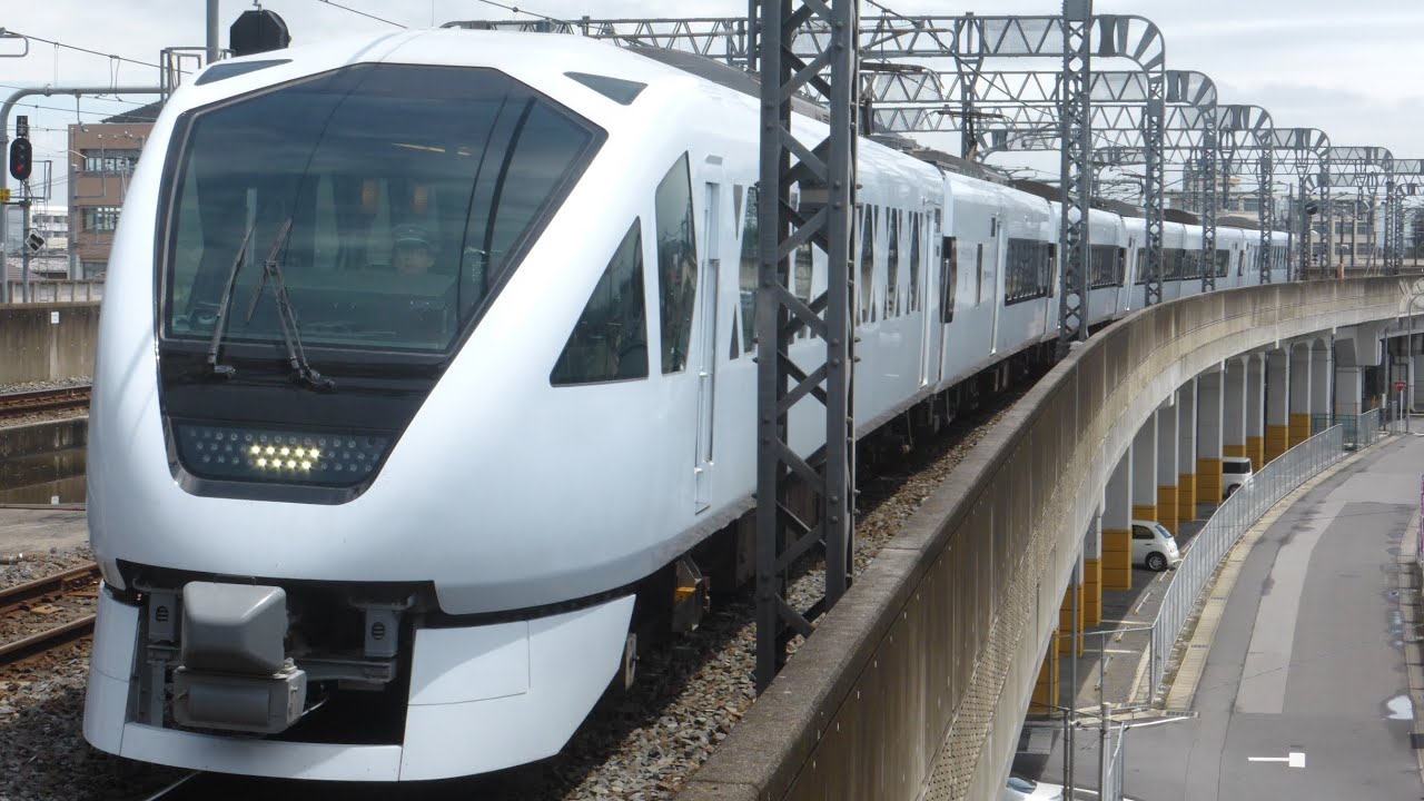 【警笛】東武 N102F 特急スペーシアＸ2号/浅草行 栃木1番線到着&発車 2025/6/15
