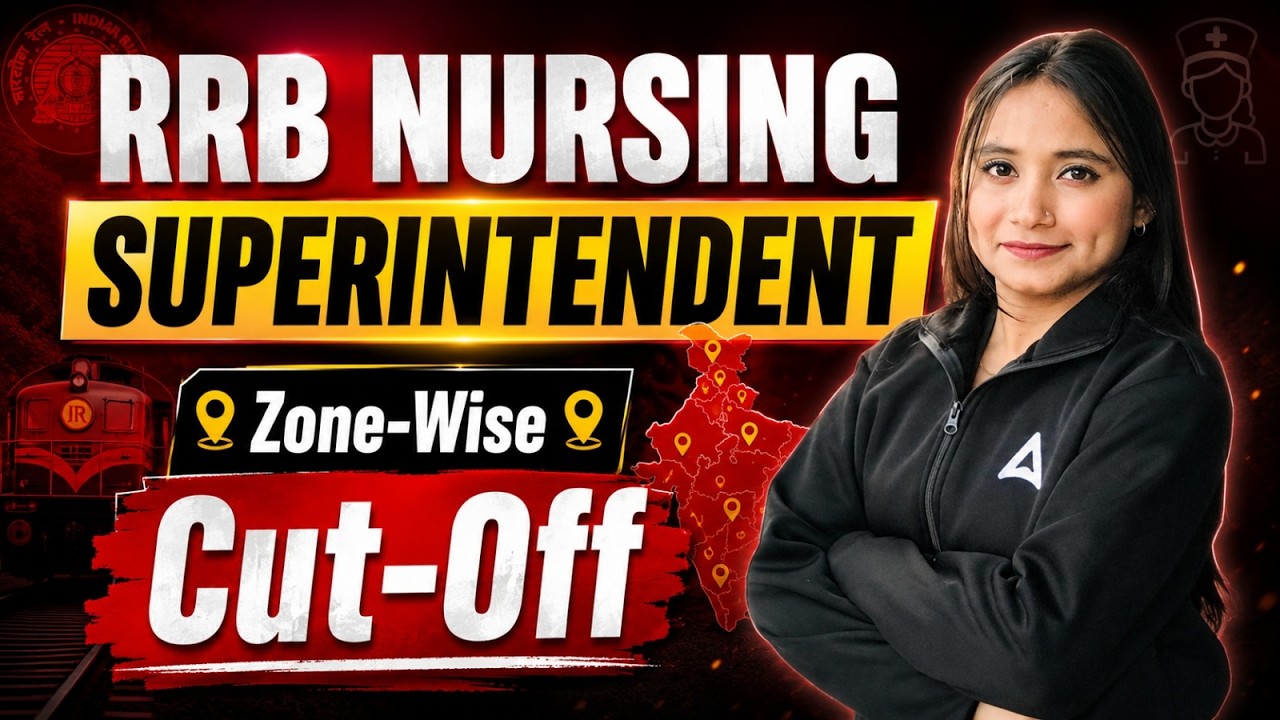 RRB Nursing Superintendent Cut-Off 2026 | Zone-Wise Analysis | By Pari Ma'am